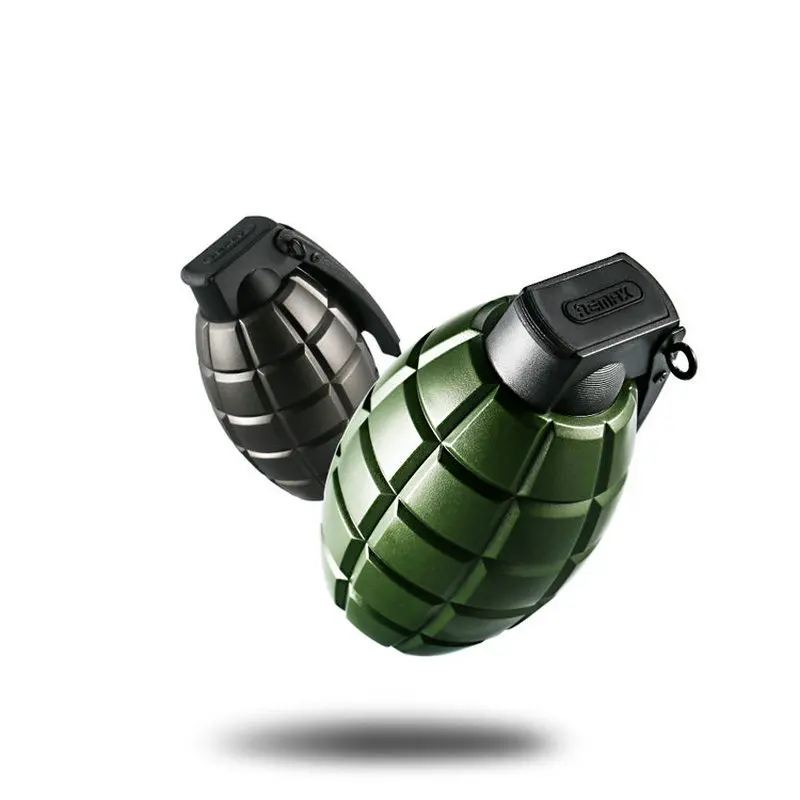 
Whosale portable 5000mah grenade mobile phone power banks usb battery charger 