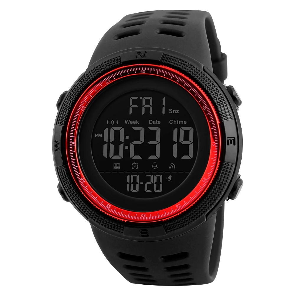 SKMEI 1251 hot sale fashion simple design men sport digital watches