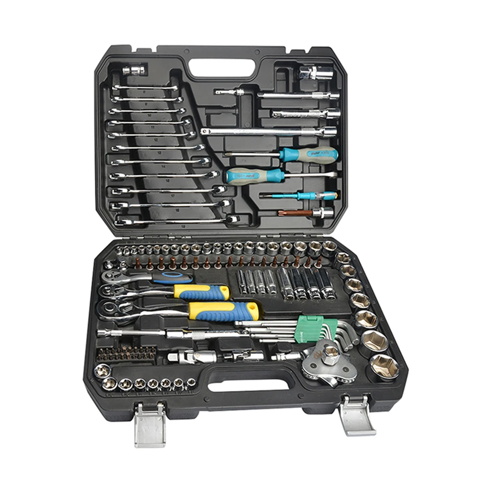 108 Piece Combination Wrench Socket, Special Car Kit for Maintenance and Repair of Automobile and Mechanical Vehicles