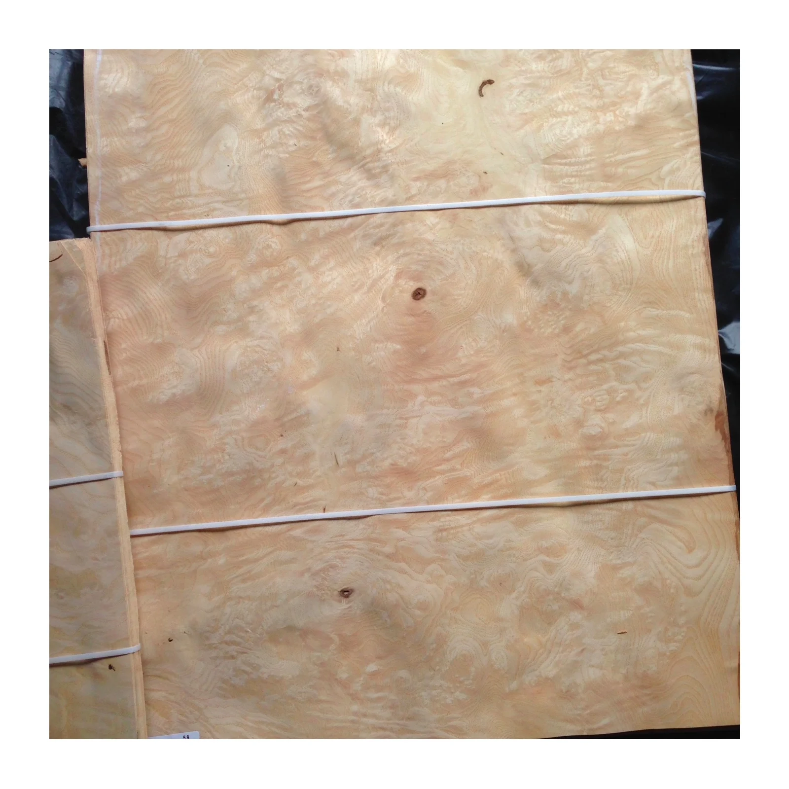 NATURAL WHITE ASH BURL WOOD VENEER