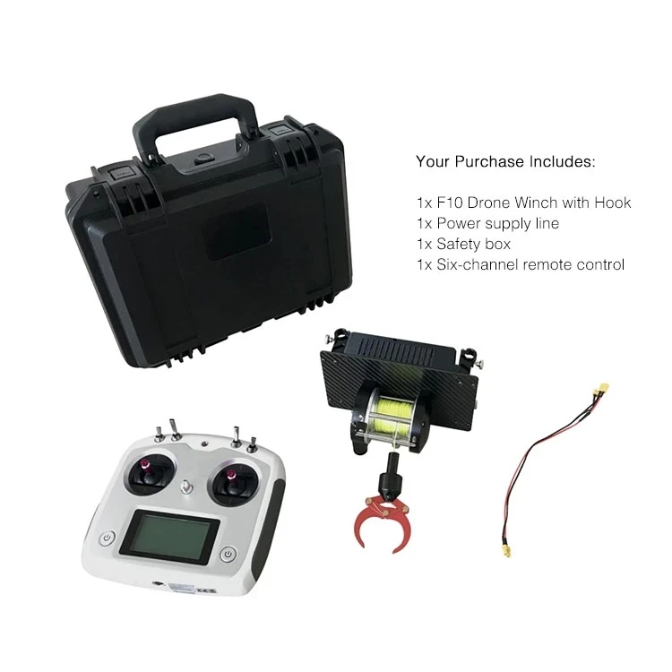 Drone Winch with Hook Cargo Drop Device 5kg Drone Payload Drone Accessories for DJI M600 M600 Pro