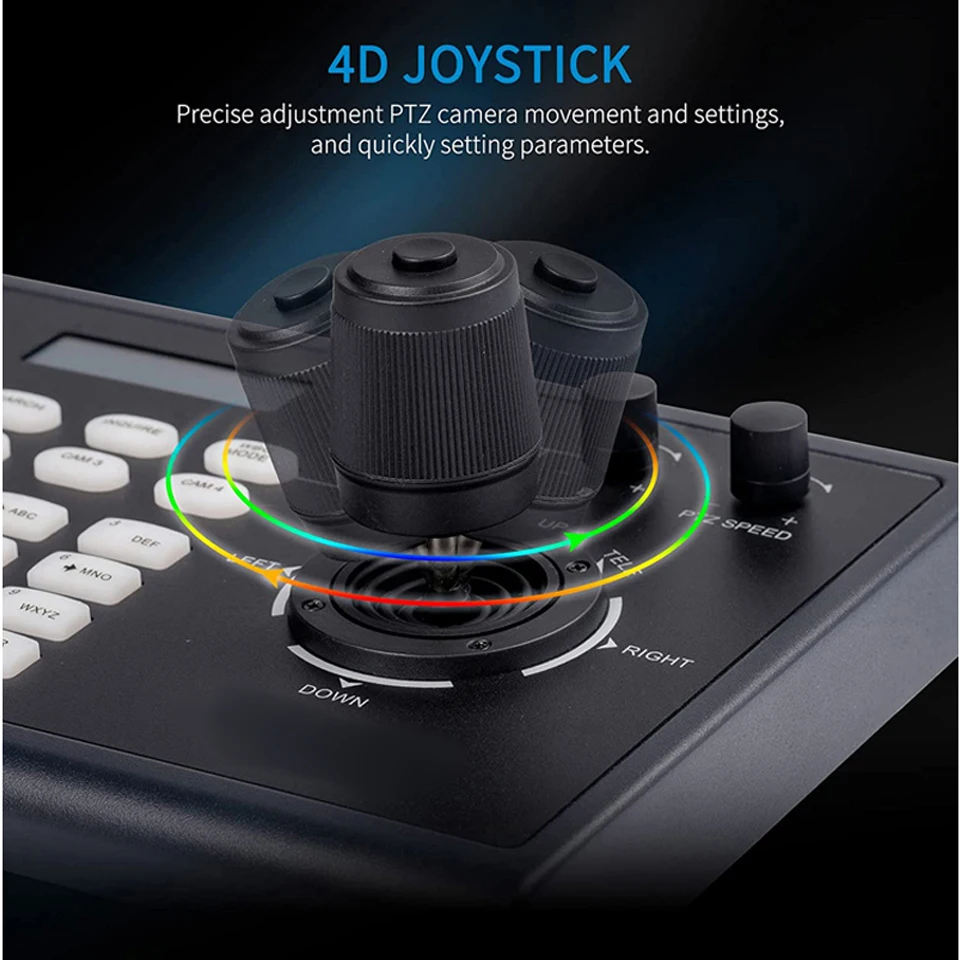D50  High Quality IP PTZ  Camera internet Joystick Controller for Controlling Ptz Camera Keyboard  Video Recording Equipment