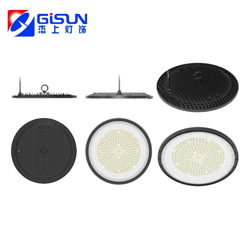 IP65 High Bay Light Multiple Power CCT Selection 100W 150W 200W 300W Warehouse UFO Led High Bay Light