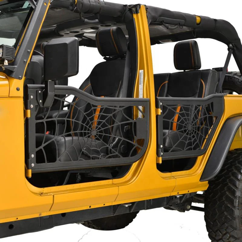 Трубчатые двери с зеркалом заднего вида для Jeep Wrangler JK 2 door/4 door