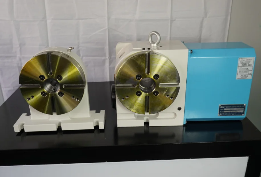 Прецизионная гидравлическая фиксирующая универсальная разделительная головка, центр станка с ЧПУ, мостовая пластина с 4-й Осью, вращающийся стол