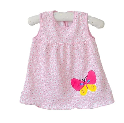 summer 100% cotton kid little girls skirt newborn clothes 12 to 18 months toddler frocks children clothing baby casual dresses