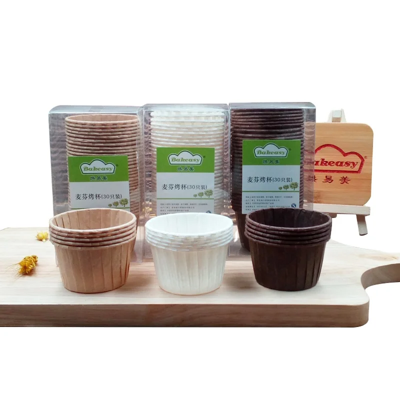 Paper Cake Baking Cups 100 Pack Paper Muffin Mold Cupcake Liners Baking Cups 2.5 Inches