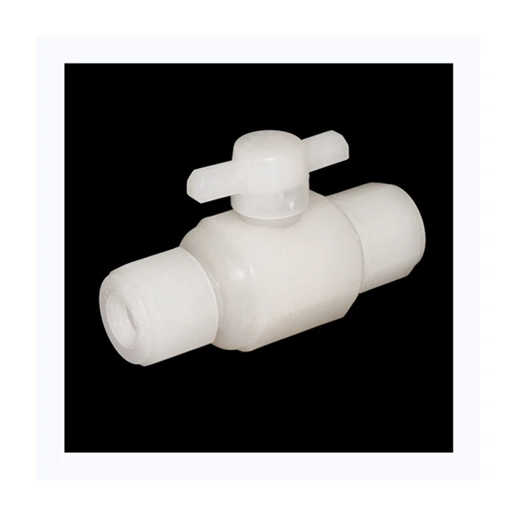 Chinese Factory Globe Valves Double Union Cock White Plastic PP PVDF cock ball valve