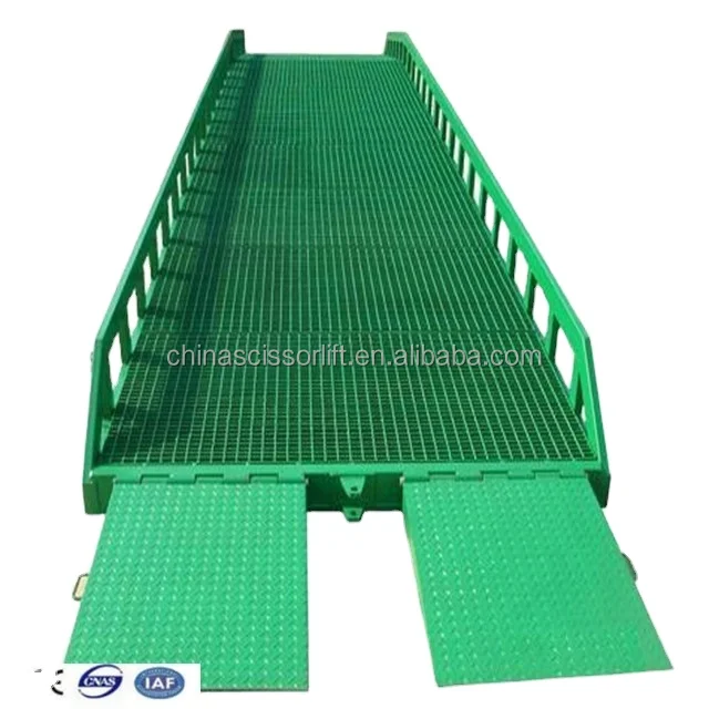 Reliable 8000kg Capacity Loading And Unloading Container Ramp Dock Plate For Truck Fixed Ramps
