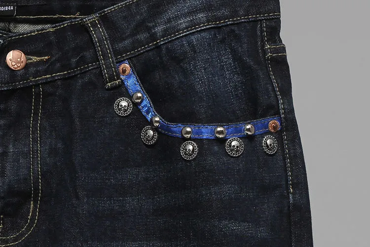 Western Leather Bag Metal Jeans Snap Buttons Rivets