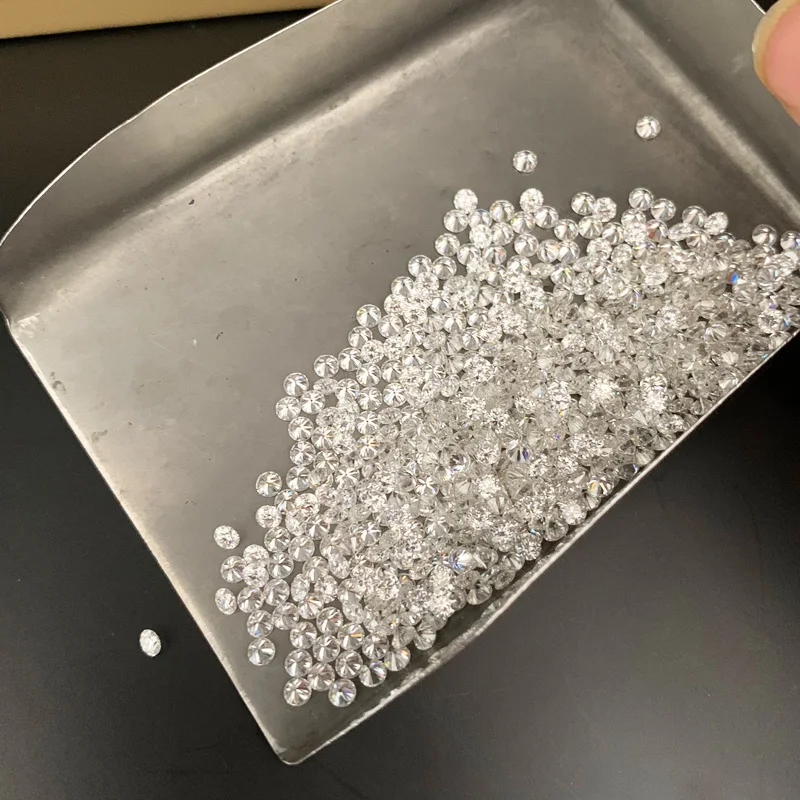 Small Size 1mm-3mm White Round Brilliant Cut Moissanite Diamond Loose Gemstones Directly From Factory