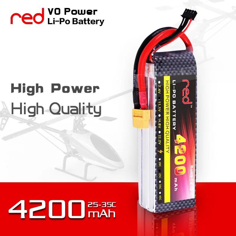 4000mAh 4200mAh 3S 4S 5S 14.8V Smart LiPo Battery 35C for RC Truggy Car Model