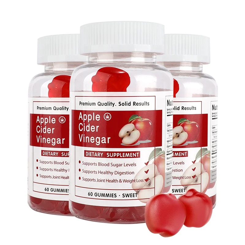 Factory wholesale gummies vitamins with blood orange & apple cider vinegar weight loss gummies