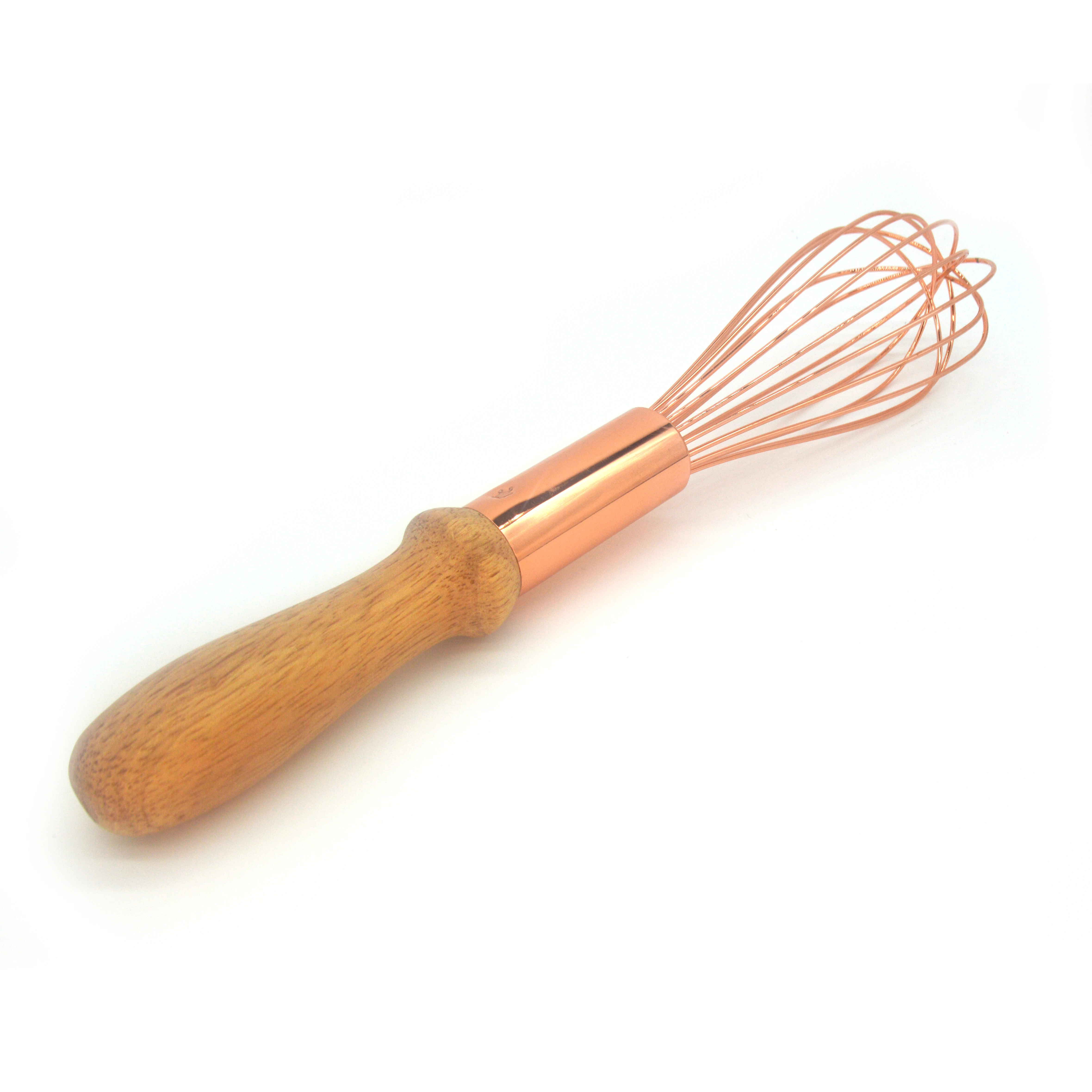 high quality Multifunctional Household 430 stainless steel wooden handle gilded egg whisk set