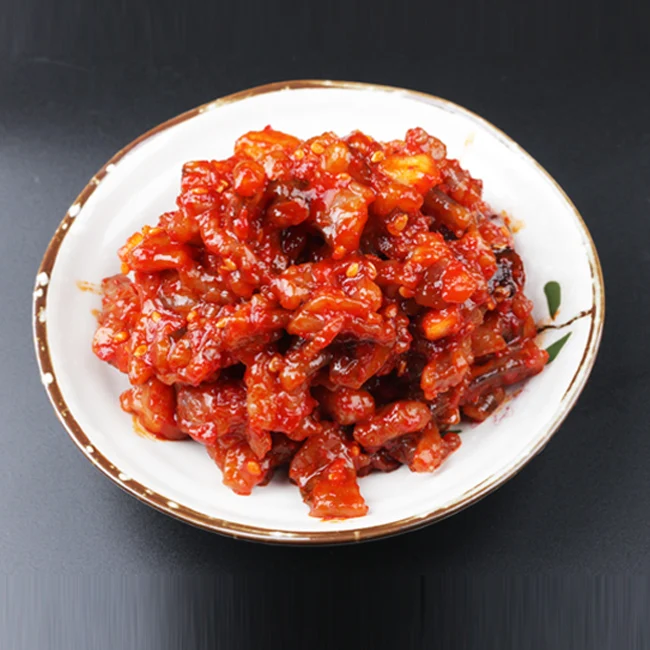 Korean Style Snacks seasoned baby Octopus chuka idako for sushi dishes Sweet and Spicy Flavor octopus  chuka idako seafood