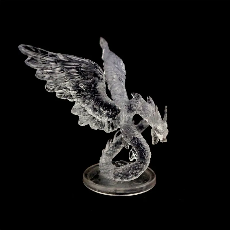 Custom Made Clear PVC figurine mini Translucent PVC board games figurines Unpainted Solider Plastic Miniature