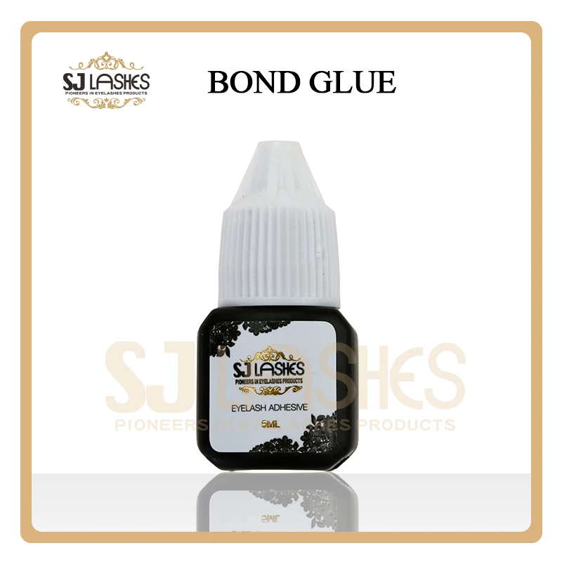 Custom 5ml Pro Hold Banana Scent Eyelash Extension Glue with Bottle and Cap Professional Lash Glue