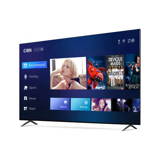 4K Smart Android LED TV 65 75 Inch China Tv Factory Cheap Flat Screen Televisions