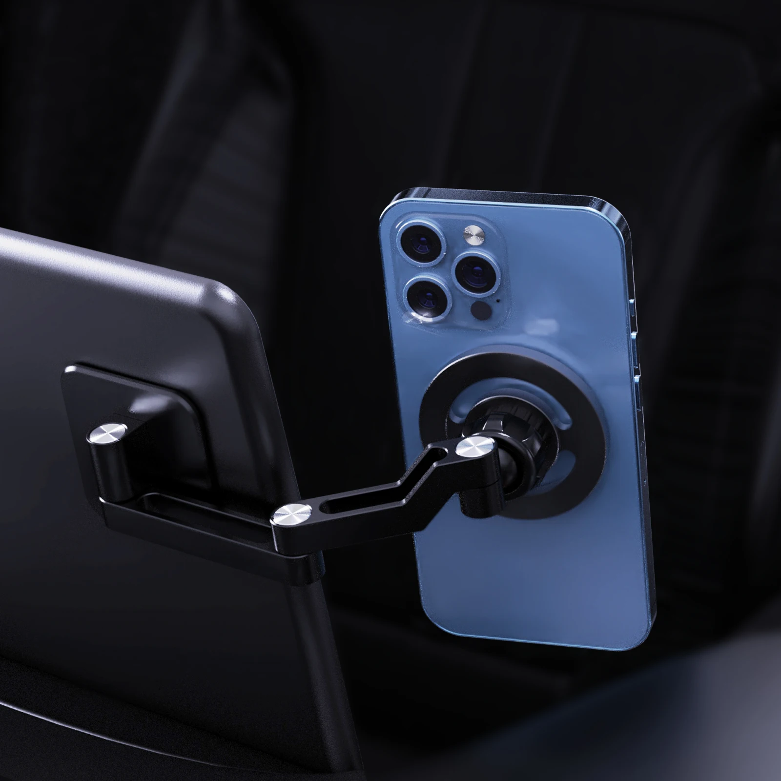 Feiyu Multifunctional Alloy Foldable Magnetic Car Mount Phone Charging Holder