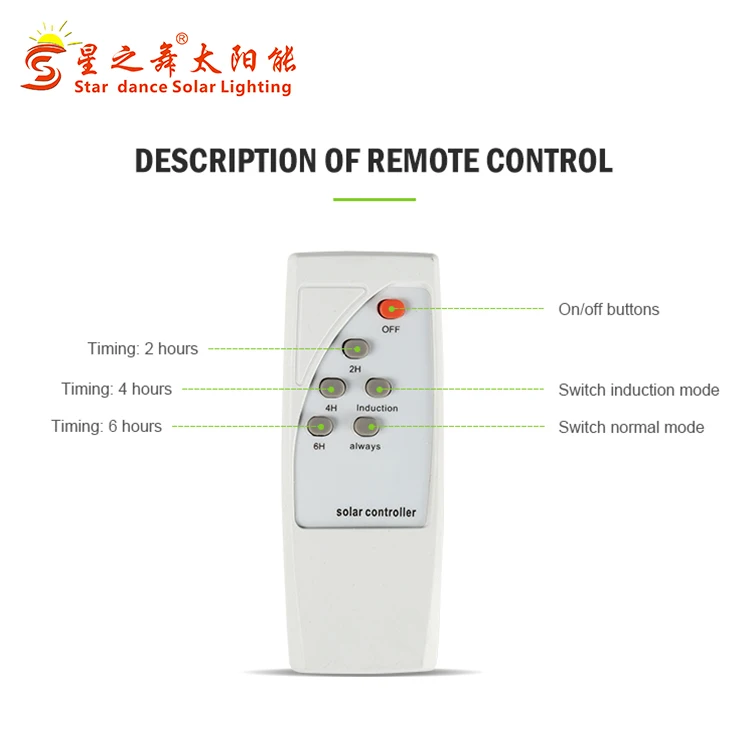  Интегрированный водонепроницаемый уличный светодиодный солнечный садовый светильник с датчиком движения ABS Ip66 30 Вт 60 90 120