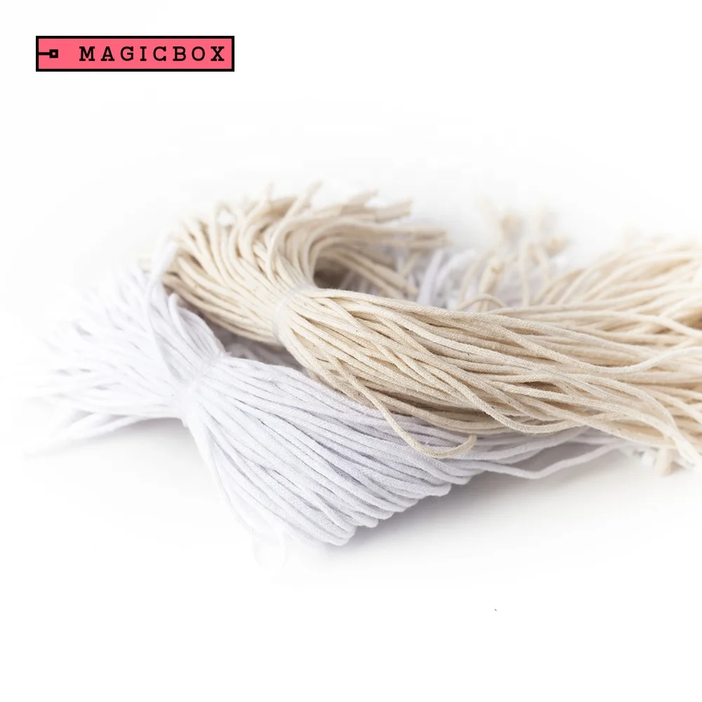 
Прочный подвесной строп 100 шт./единица 2 мм толстый хлопковый нейлоновый круглый шнур 3 цвета пластиковый уплотнительный замок петля струна для одежды бирки 