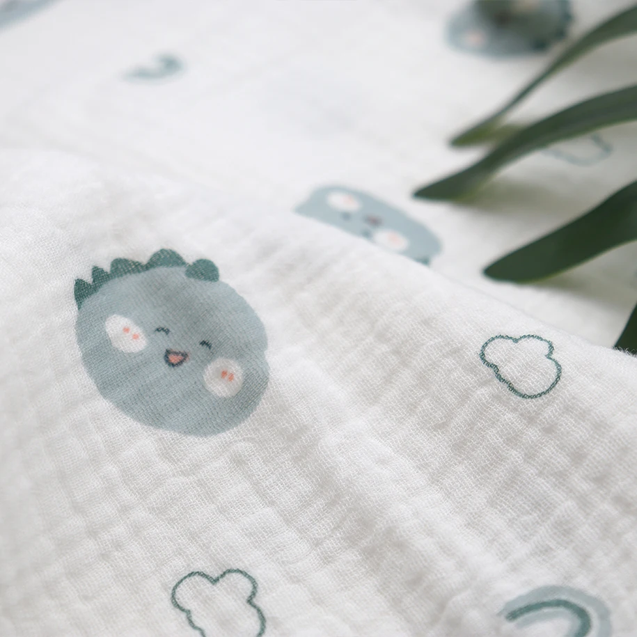 Double gauze muslin fabric 100% cotton for baby garment clothes