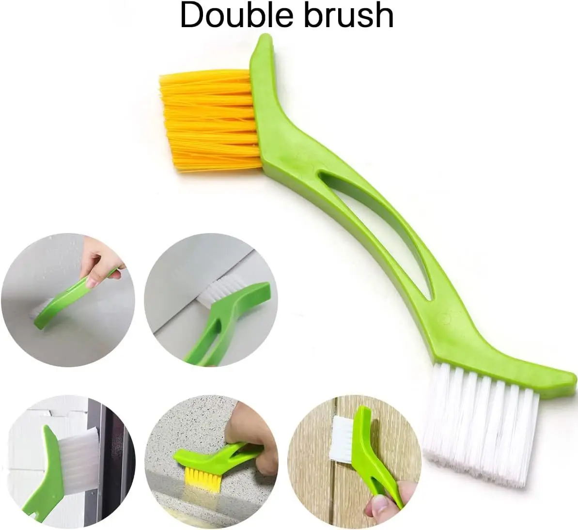 High Quality Grout Cleaning Brushes Tile Joint Scrub Brush Sturdy Cleaner Brush 9 in 1 Floor Hand Eco-friendly