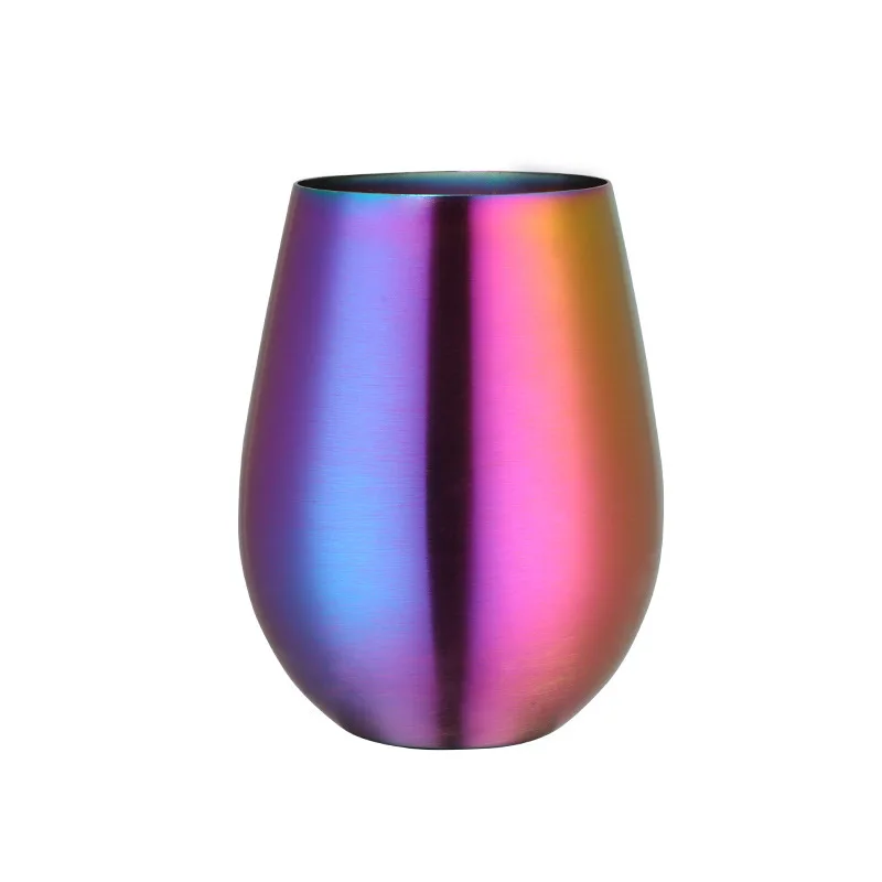 Custom logo 304 Stainless Steel  Shot Glass Cup 500ml Stainless Steel Shot wine glass Metal Shot Glasses