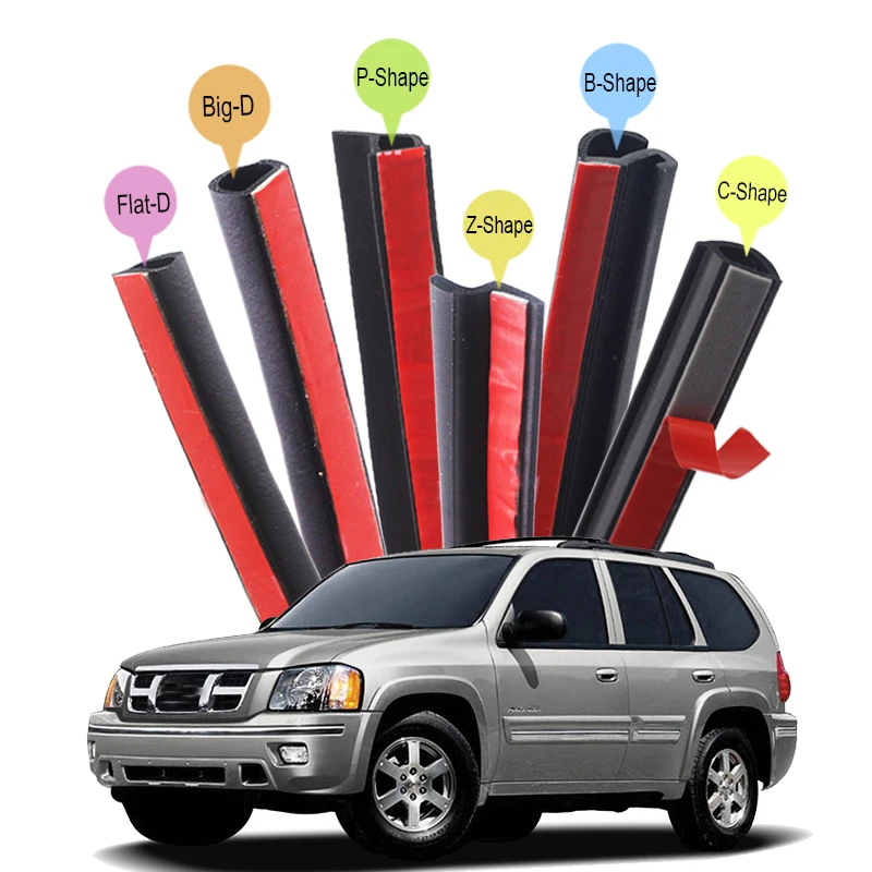 
Edge Trim Car Door Rubber Seal Strip Kit For Isuzu Ascender Axiom Oasis Rodeo Trooper 