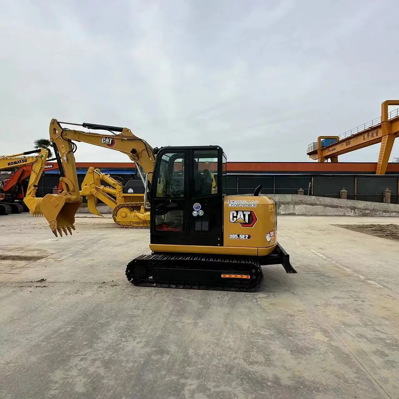 Caterpillar 305.5e мощный двигатель 305c 305e-купить Cater Pilar 305 E2 C 5 тонн японский Cat305.5 б/у мини-экскаватор 2020
