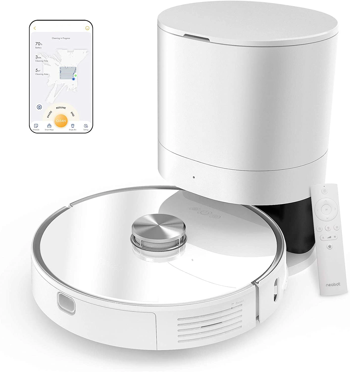 L8850 Factory Wholesale Self Emptying Laser Navigation Smart Mapping Robot Vacuum Cleaner 2700Pa Suction Power Auto Empty