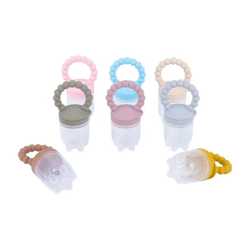 100% пищевой силикон без бисфенола А Детская соска фрукты для детей рельефное прорезывание зубов и безопасное новорожденное