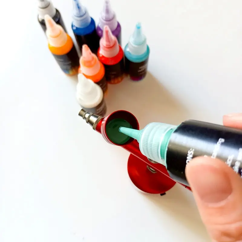 Promotional 30ML/Bottle Spray Gun Water Pigment DIY Painting Water-based Body Panting Temporary Tattoo Spray Art Supplies