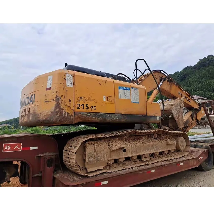 Durable Used Excavator Hyundai 215 Excavator for sale Cheap price