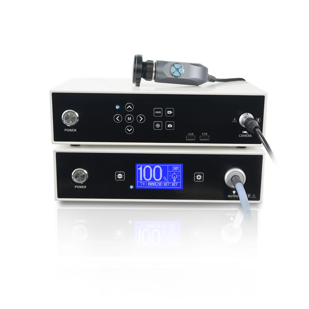 Professional Video recorder Manufacturer Medical Full HD Endoscpy Camera Imaging Equipment Unit with cold light source