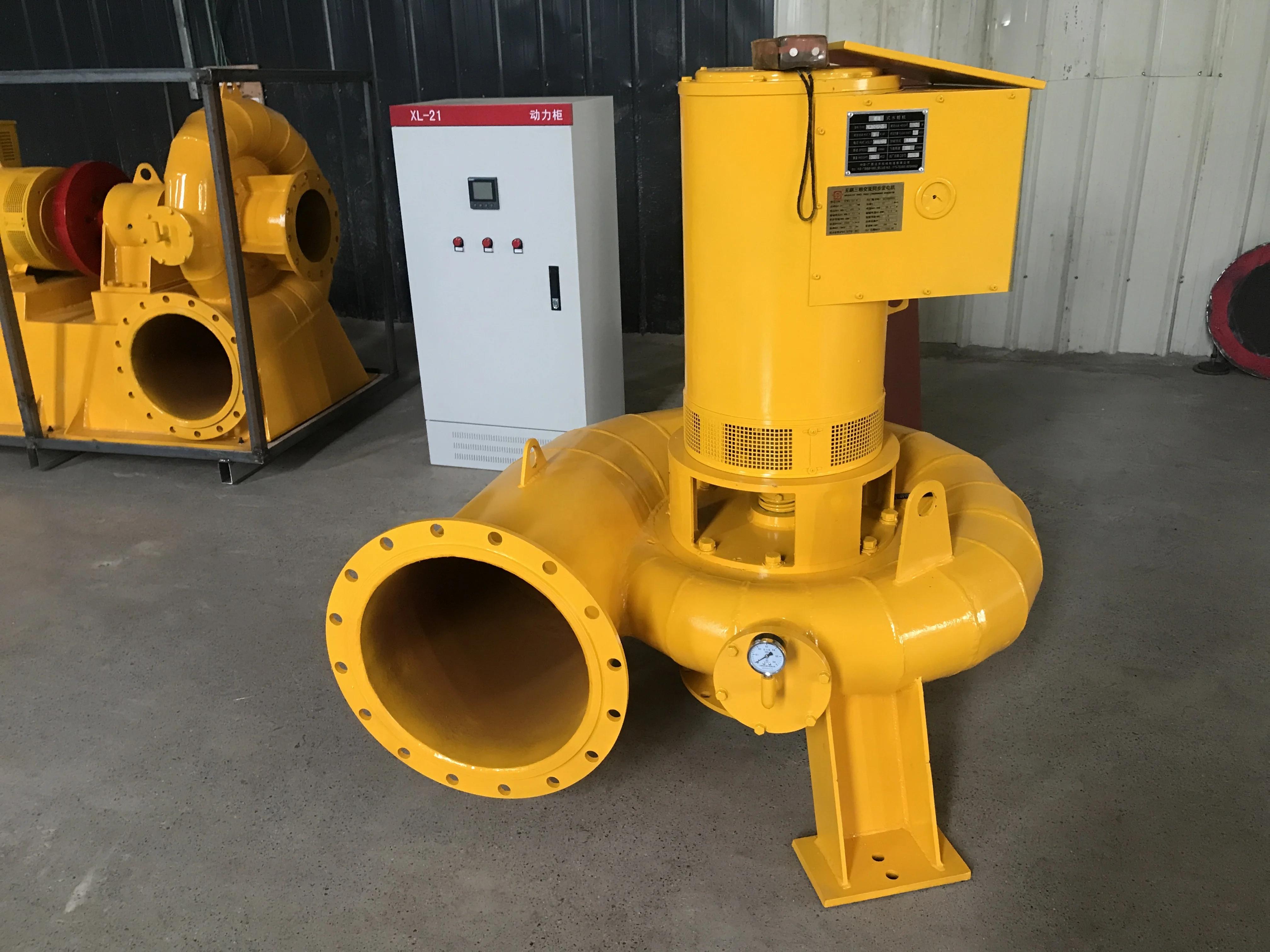 hydroelectric water turbine generator 20kw10KW 20KW  50KW  small and medium-sized hydraulic generator axial flow generator