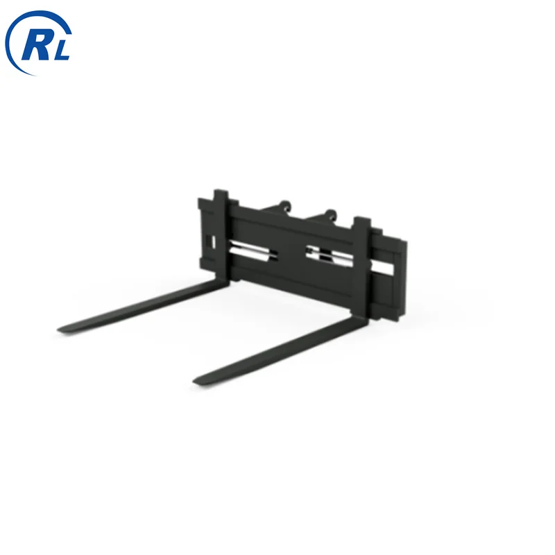 Qingdao Ruilan Customize Heavy Duty Stone Forks for Wheel Loader attachment with good price