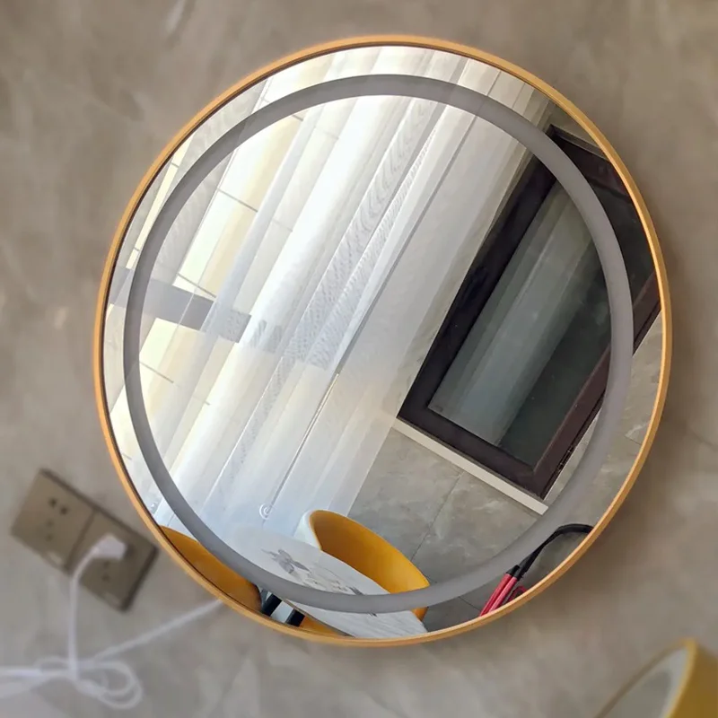 Wholesale customized bathroom mirror with lighting for Europe and America market