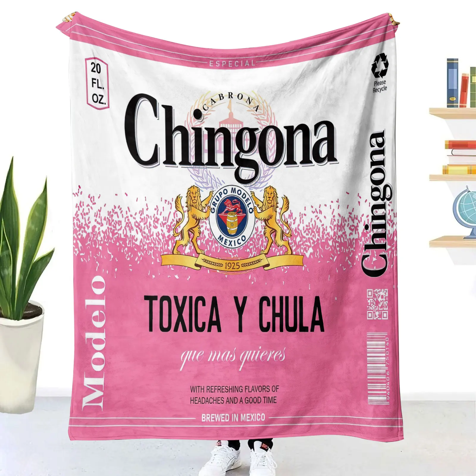 Пользовательское популярное дизайнерское модное одеяло певицы karol g chingona