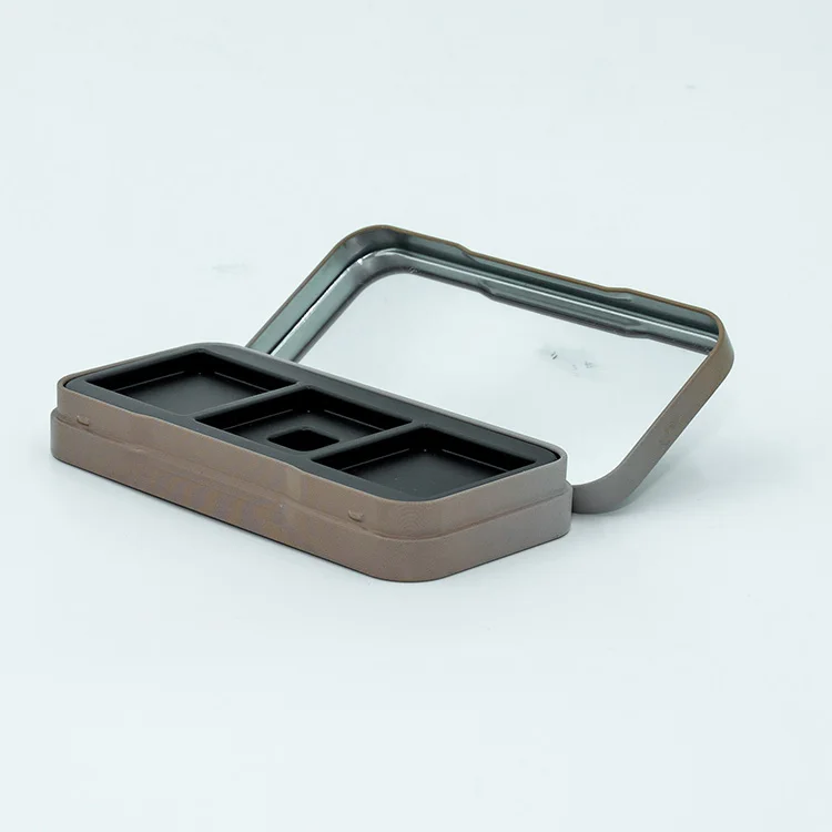 Поставка от производителя упаковочная Косметическая жестяная коробка с зеркалом