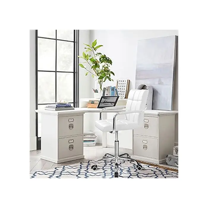 Comfortable Ergonomic Boss Pu Leather Sillas Oficina Swivel Chromed Based Executive Office Chairs