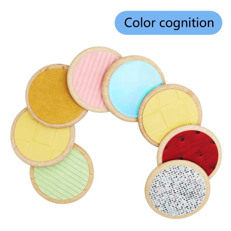 Children Sensory Toys Tactile Board Matching Game Tactile Classification Color Cognition Parish Memory Training Toys