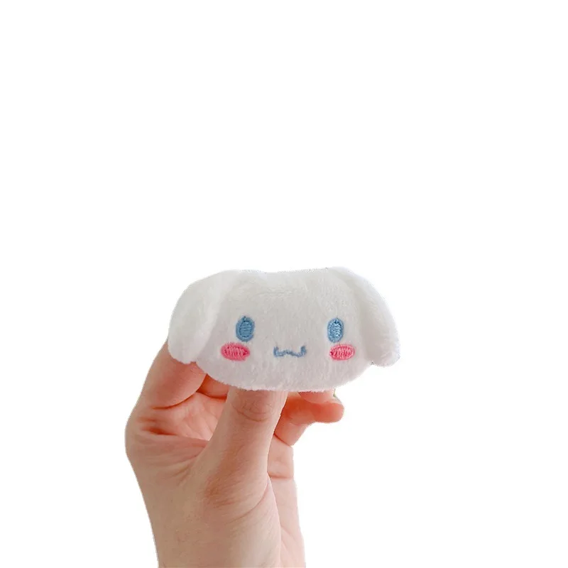 Cartoon Cute Kawaii Animal Kuromi Plush Hairpins Melody Cinnamoroll Women Girls Hair Pins Accessories Gift Soft toy