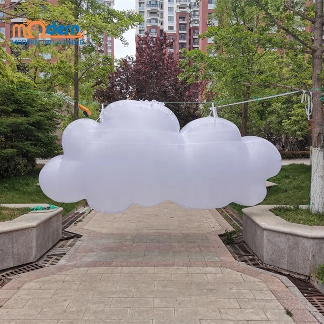 Giant Inflatable Cloud For Music Festival Stage Decoration