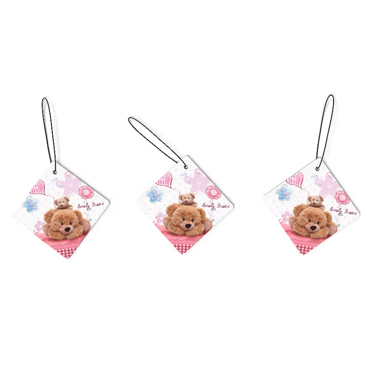 Custom Paper  Air Freshener for Car Hanging Promotion Business Gift Craft Items