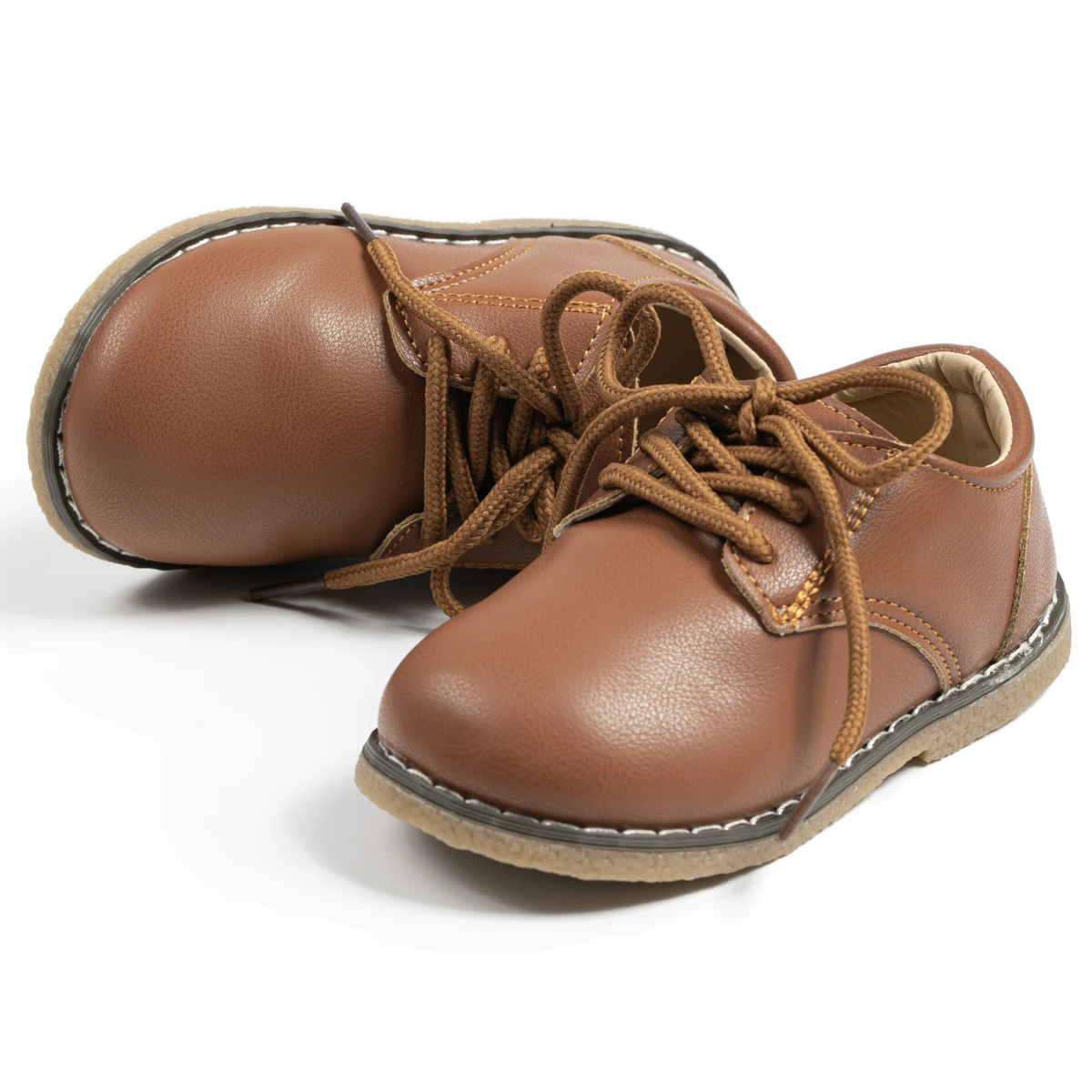 Outdoor Children Boy School Party Wedding PU Leather Rubber Anti-Slip Kids Boys Shoes Winter Boots