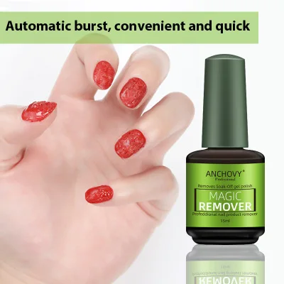 Missbloom New 15Ml Magic Nail Polish Remover Liquid Burst With File Gel Remover Nail Gel Polish Remover