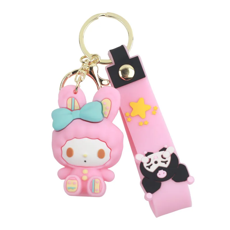 new product resin pvc custom cute anime keychains key chains metal key chains animal