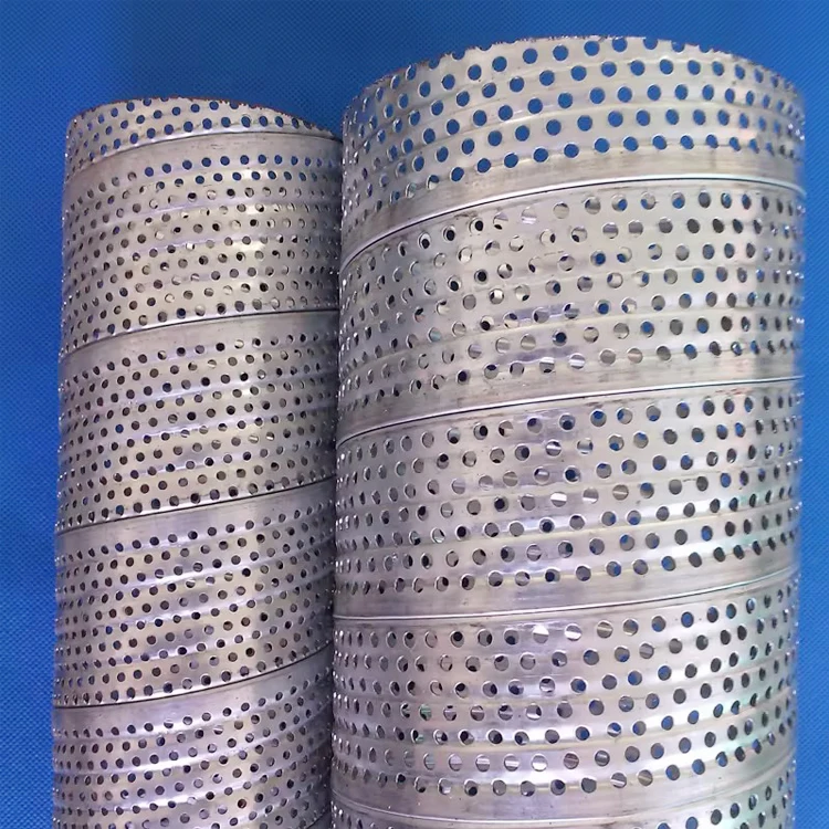 Small Oil Filter Expanded Metal Spiral Tube Making Machine
