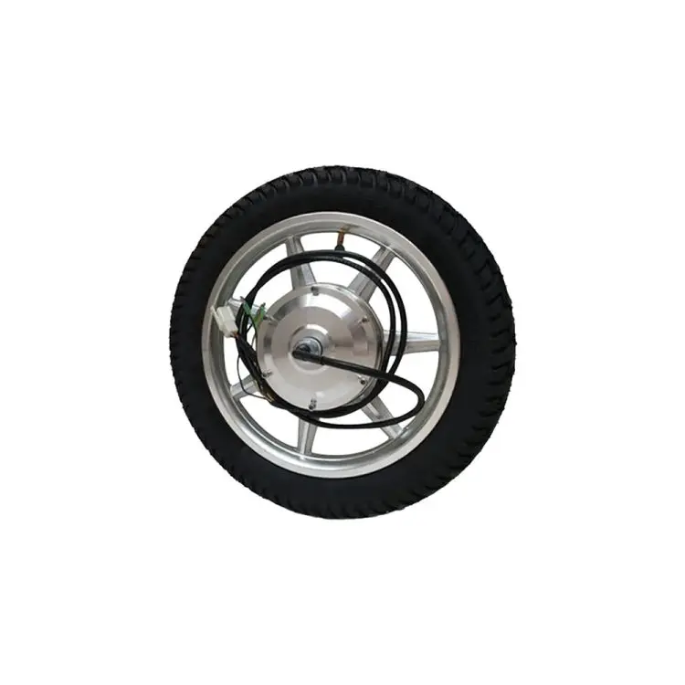 Max speed 35km/h 14 inch 24V 36V 48V 250-350W wheel motor geared hub motor for trolley